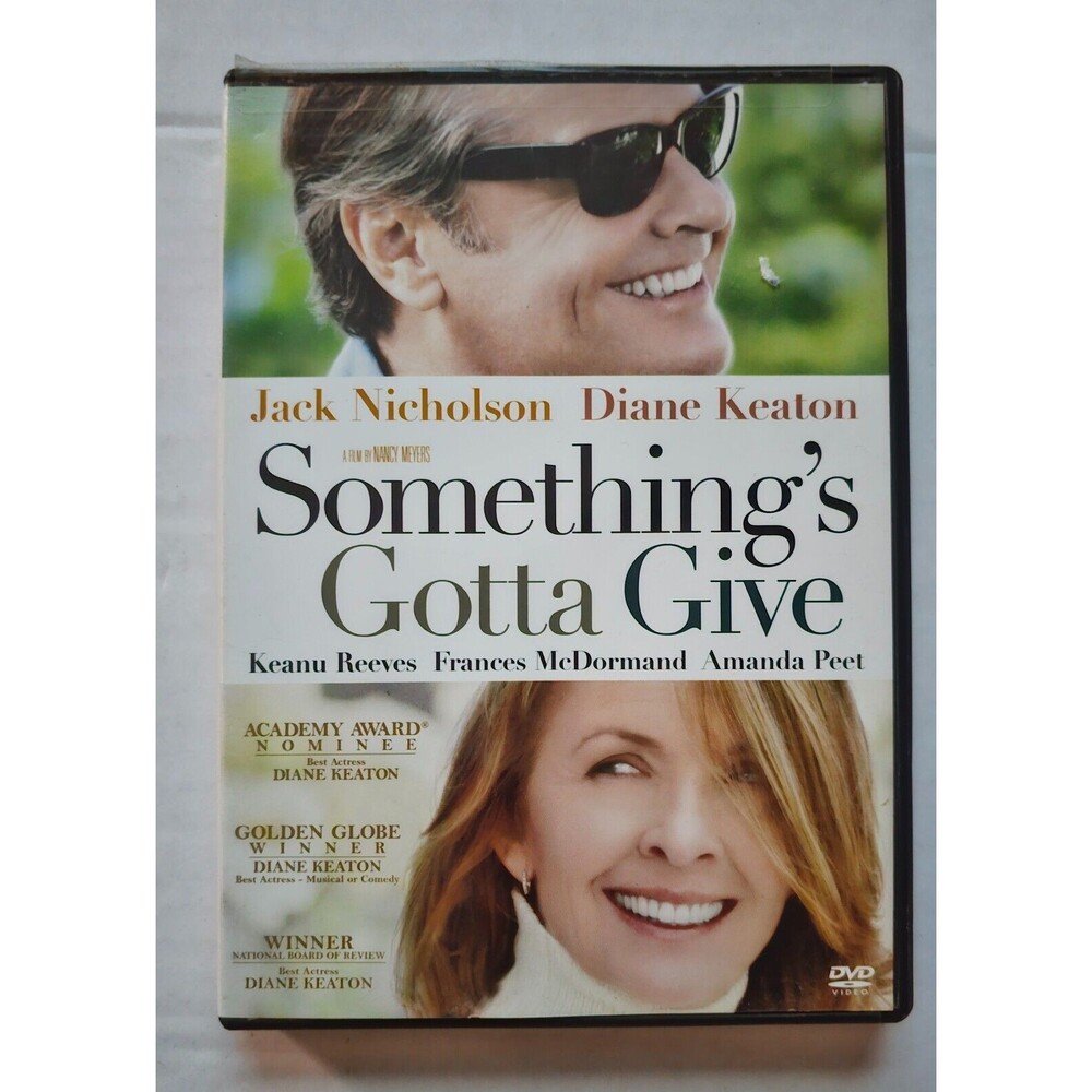 Something's Gotta Give DVD Jack Nicholson Diane Keaton Keanu / Peet / McDormand
